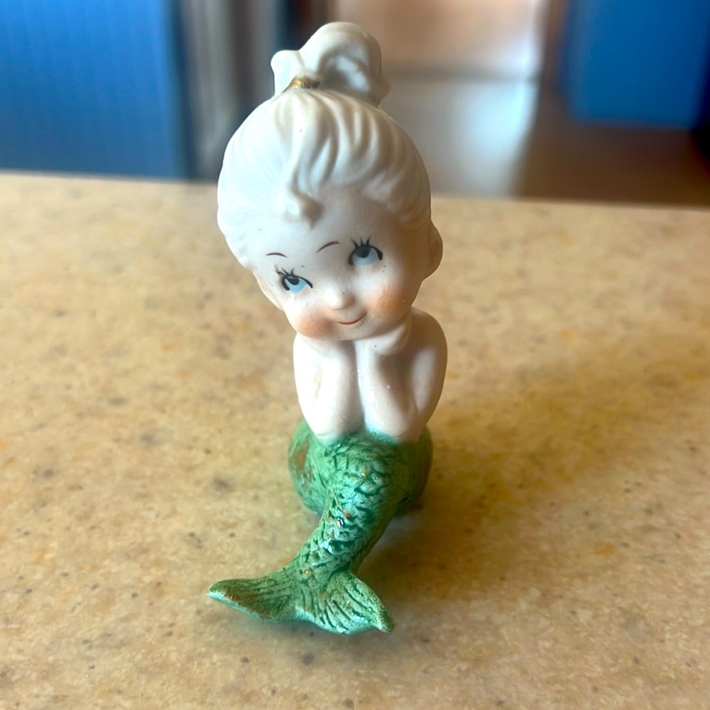 Vintage believed to be Bradley Japan mermaid figurine